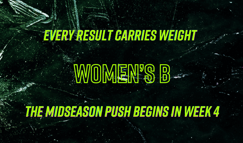 Women’s B: Midseason Push Begins in Week 4